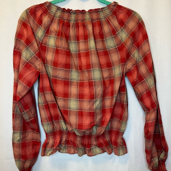 Ralph Lauren Jeans Plaid Blouse - Picture 6 of 6